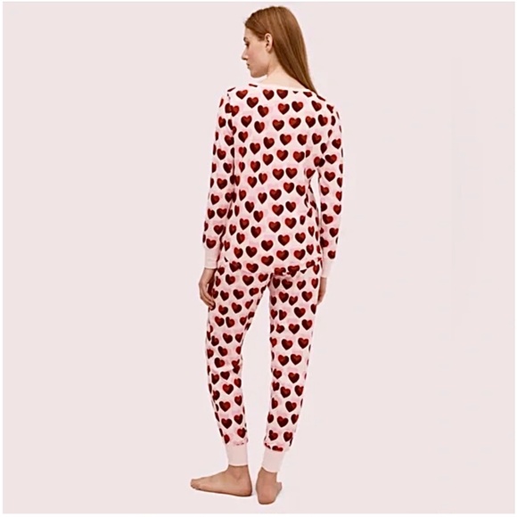 Kate Spade 2-piece Hearts Pyjama Set - Picture 2 of 4